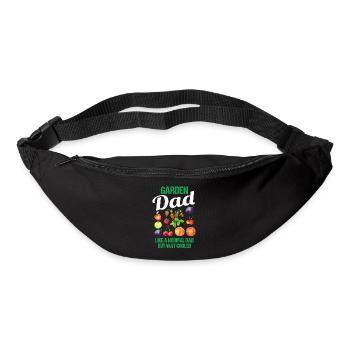 Garten Papa Lustiger Spruch Geschenk Herren - Gürteltasche - Schwarz - Vorne