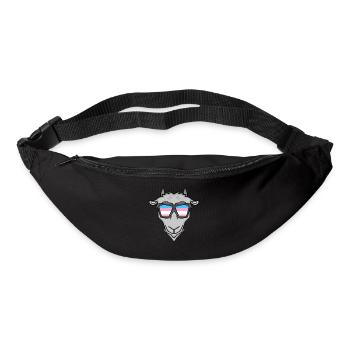 Transgender Transsexuell Ziege Geschenk - Gürteltasche - Schwarz - Vorne