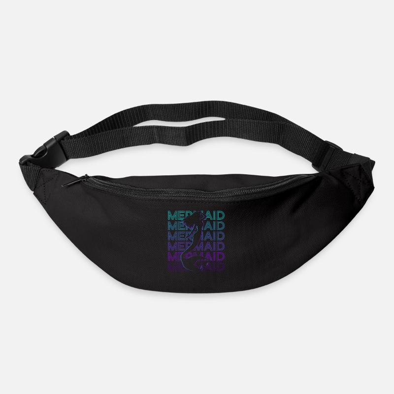 Sirène Rétro - Sac banane - noir