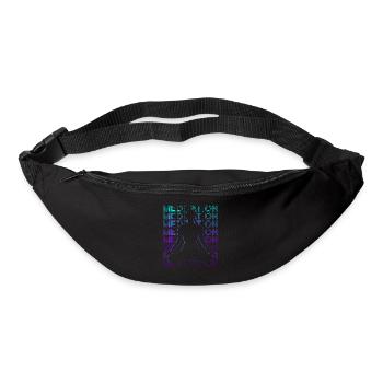 Méditation Yoga Méditation Rétro - Sac banane - noir - Devant