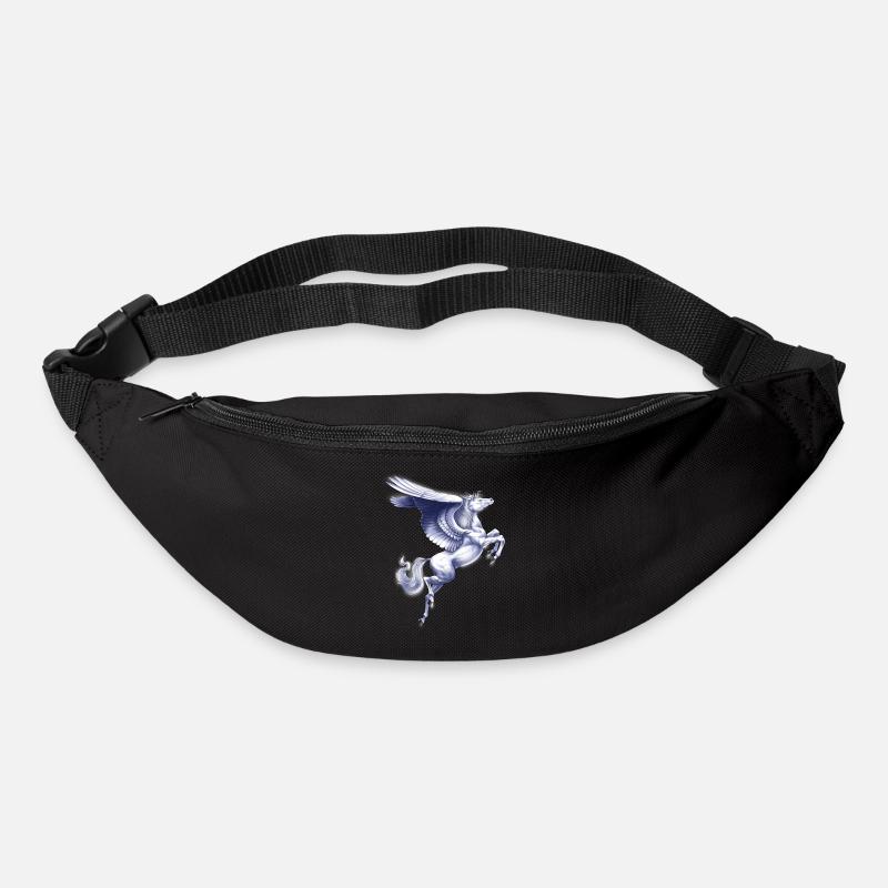 Griechisches Fabelwesen Pegasus - Gürteltasche - Schwarz