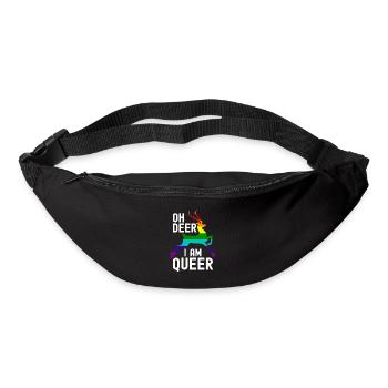 Transsexuell Pride Ladyboy Herren Damen Transe - Gürteltasche - Schwarz - Vorne