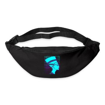 Néfertiti Reine Égyptienne Egypte Ancienne Rétro - Sac banane - noir - Devant