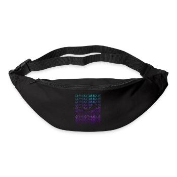Ophiotaure Mythologie grecque Grec ancien R - Sac banane - noir - Devant