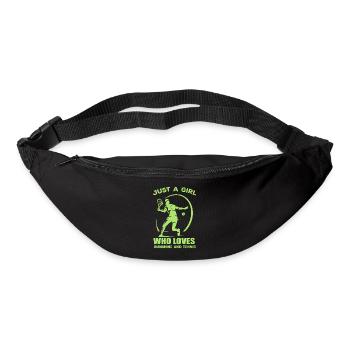 Just a girl who loves sunshine and tennis - Bum bag - black - Front