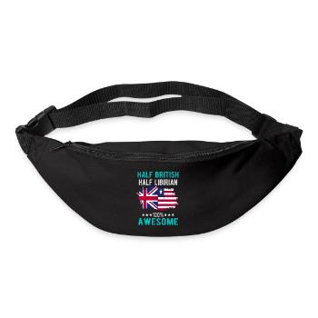 Half British Half Libyan - Bum bag - black - Front