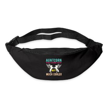 Tantecorn Wie Eine Normale Tante Aber Cooler - Gürteltasche - Schwarz - Vorne