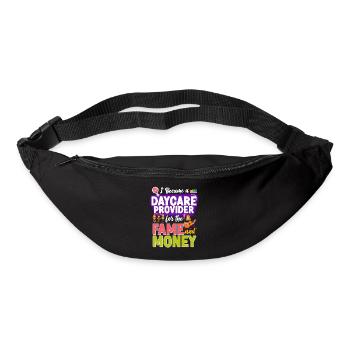 Fournisseur de services de garde d’enfants Enseignant - Sac banane - noir - Devant