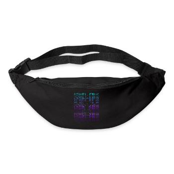 Power Triathlon Powerlifter Rétro - Sac banane - noir - Devant