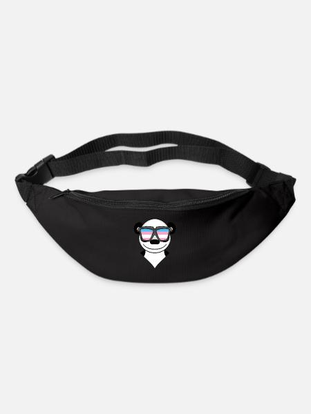 Cadeau de panda transsexuel transgenre - Sac banane - noir