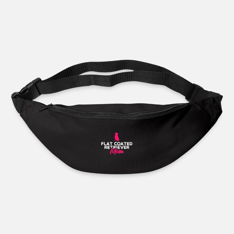 Flat Coated Retriever mom - Gürteltasche - Schwarz