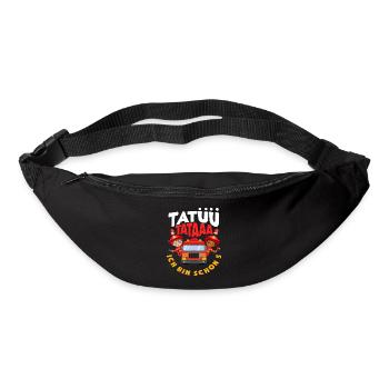 Tatüü TaTaaa 5. Geburtstag Feuerwehr Jungs - Gürteltasche - Schwarz - Vorne