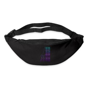 Escalade Rock Climber Rétro - Sac banane - noir - Devant