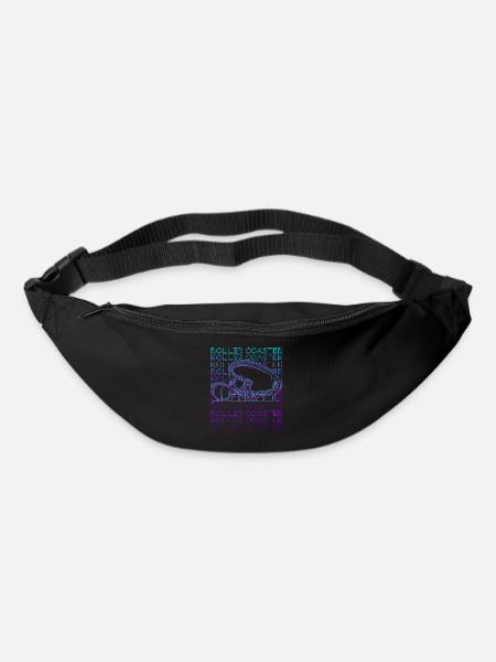 Achterbahn Retro - Gürteltasche - Schwarz