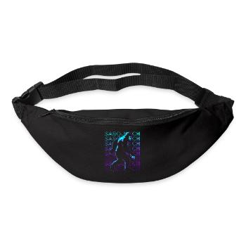 Sasquatch Bigfoot Retro - Bum bag - black - Front