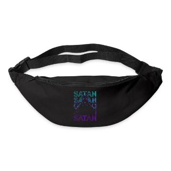 Satan Satanist Baphomet Okkultismus Kult Heidnisch - Gürteltasche - Schwarz - Vorne