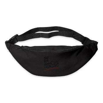 high promillenz einfach schwarz - Gürteltasche - Schwarz - Vorne
