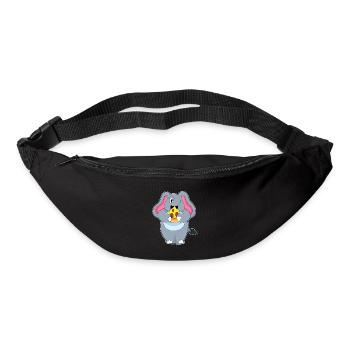 Elephant Pizza - Bum bag - black - Front