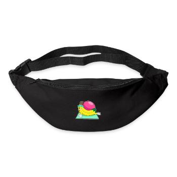 Banane Yoga Fitness Gymnastik - Gürteltasche - Schwarz - Vorne