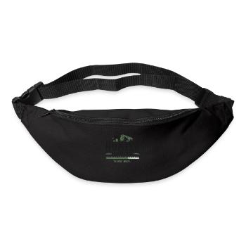 Buck Deer Hunting Hunter Vintage - Gürteltasche - Schwarz - Vorne