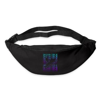 Snowmobile Retro - Bum bag - black - Front