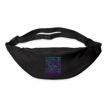 Snowboarding Snowboarder Snowboard Retro - Bum bag - black - Front