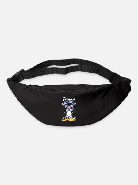 Rabbit Rabbit Pet Rabbit Mama Gift - Bum bag - black