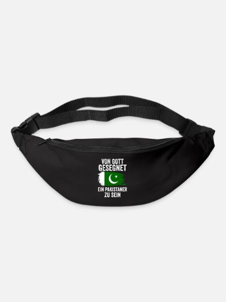 Pakistan Pakistaner Pakistanisches - Gürteltasche - Schwarz