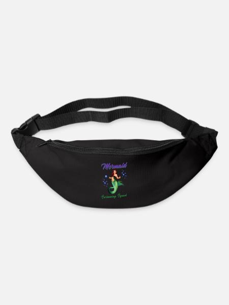 Sirènes Nageant En Disant Sirène Natation - Sac banane - noir
