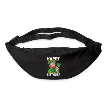 Happy St Patrick's Day My Birthday - Bum bag - black - Front