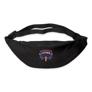 Father With HomeSchoolers Father's Day Papa Homeschool - Bum bag - black - Front