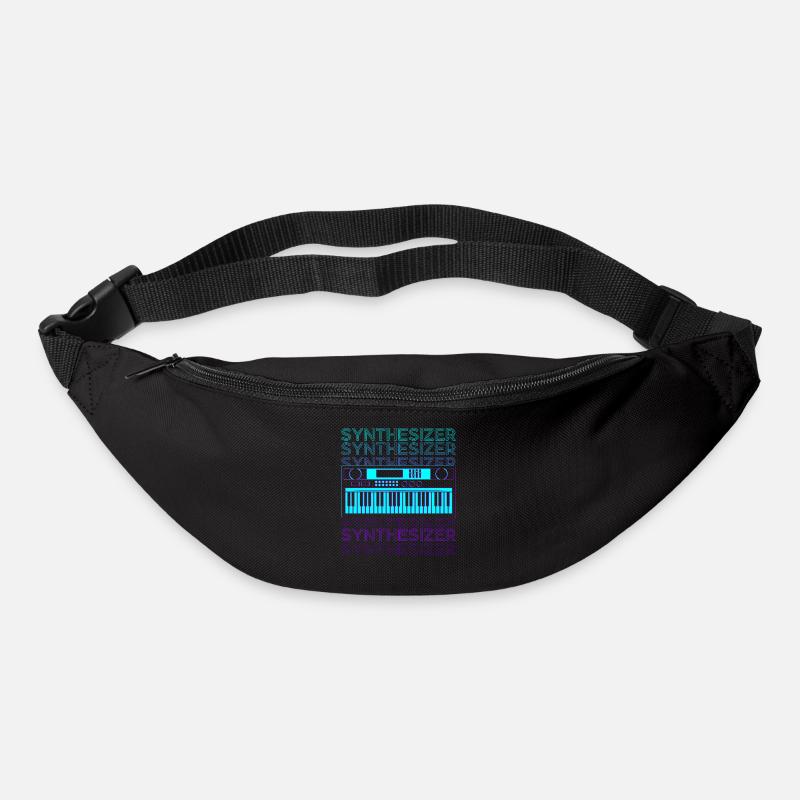 Synthesizer Retro - Bum bag - black
