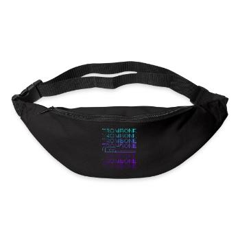 Trombone Trombone Trombonist Retro - Bum bag - black - Front