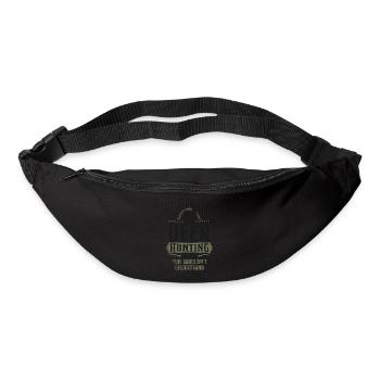 Buck Deer Hunting Hunter Vintage - Gürteltasche - Schwarz - Vorne