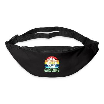 Retro Vintage Awesome Flower Gardening Designs - Gürteltasche - Schwarz - Vorne