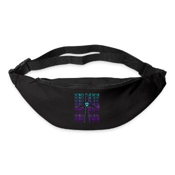 Wind turbine Retro - Bum bag - black - Front