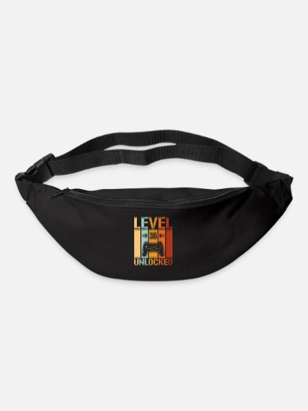 36th Birthday Level 36 unlocked - Bum bag - black
