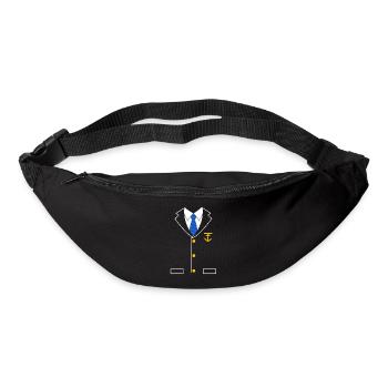 Yacht Captain Costume black - Gürteltasche - Schwarz - Vorne