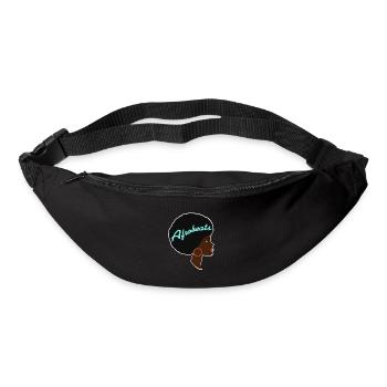 Afrobeats Awesome Afro Lady Afrobeats T-Shirt - Sac banane - noir - Devant