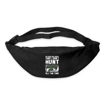 Buck Deer Hunting Hunter Vintage - Gürteltasche - Schwarz - Vorne