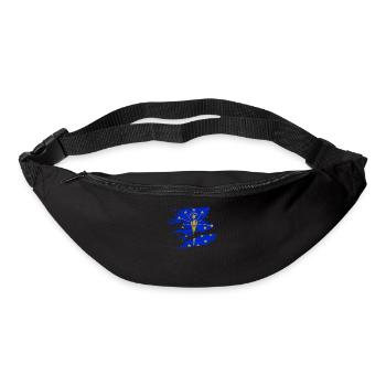 Indiana fier cadeau - Sac banane - noir - Devant