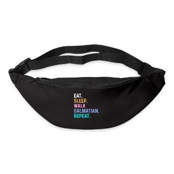 Eat Sleep Walk Dalmatian Repeat - Bum bag - black - Front