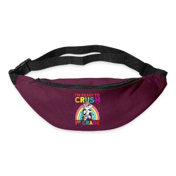 I'm Ready To Crush 1st Grade - Bum bag - burgundy - Front