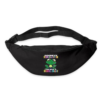 Au revoir la maternelle, je suis un écolier maintenant ! - Sac banane - noir - Devant