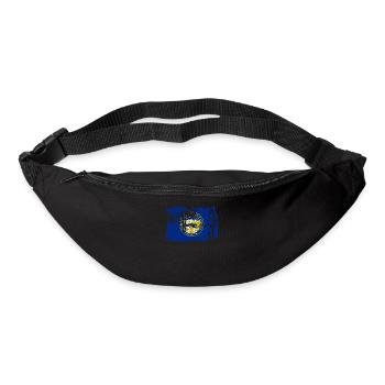 Reisendes Nebraska geschenk - Gürteltasche - Schwarz - Vorne