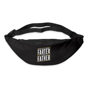 Der Beste Vater Der Welt Papa Papi Vater Tag - Gürteltasche - Schwarz - Vorne