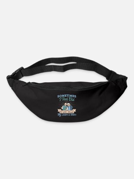 Old people Sarcastic grandfather - Bum bag - black