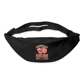 Les cookies améliorent tout 5 - Sac banane - noir - Devant