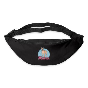 Belgischer Schäferhund Malinois Hunde Geschenk - Gürteltasche - Schwarz - Vorne