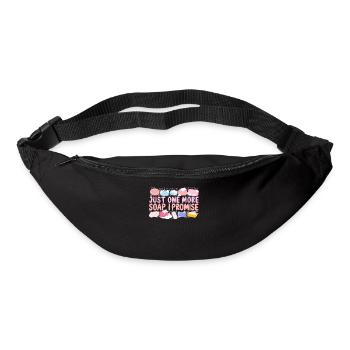 Fabrication de savon Artisanat juste un de plus - Sac banane - noir - Devant
